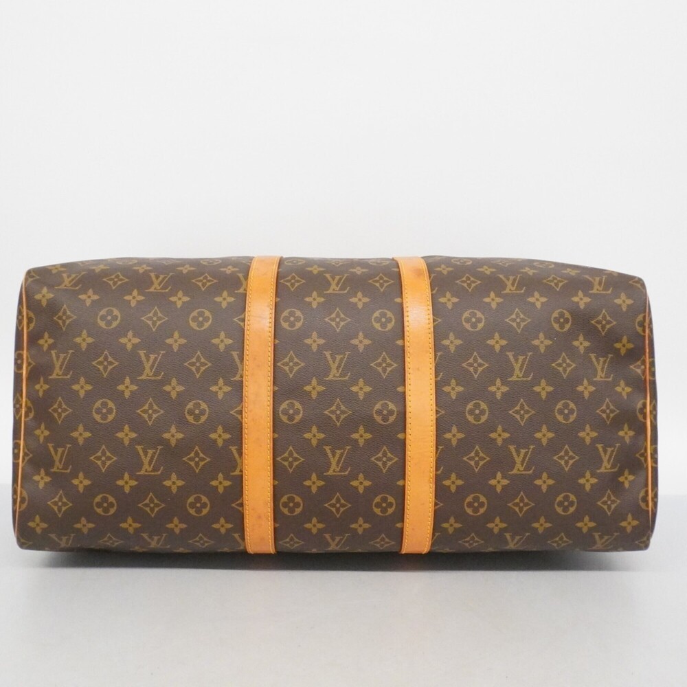 LOUIS VUITTON Brown Monogram Keepall 55 Boston Bag - Picture 3 of 13